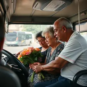 homenagem motorista Thalita