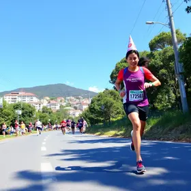 corrida de aniversário