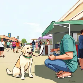 feira de adoção de pets